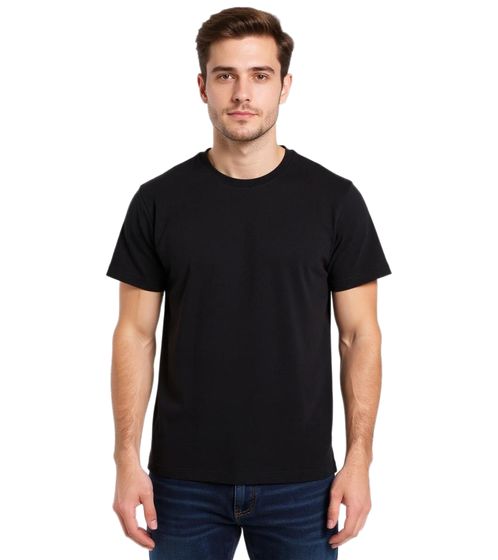 T-shirts vierges de la Ligue européenne de football, noir de jais