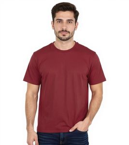 European League Of Football Blank T-Shirts Wine Red