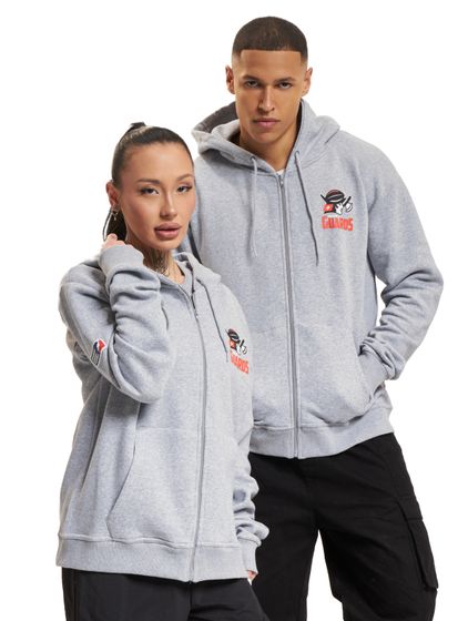 European League Of FootballHelvetic Guards 1 Zip Hoodies grau meliert