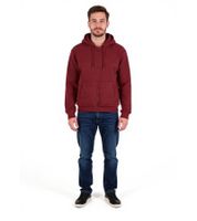 Sudadera con capucha y cremallera de la Liga Europea de Fútbol (Zinfandel)