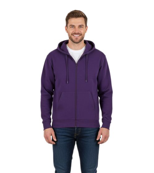 Sudadera con capucha y cremallera de la Liga Europea de Fútbol Tillandsia, color morado