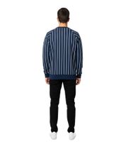 Sudadera Futur para hombre con cuello raglán, diseño moderno y mangas raglán, color azul