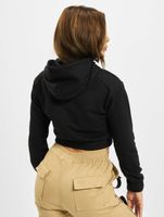Project X Paris Cropped Fleece Hoodie, Black