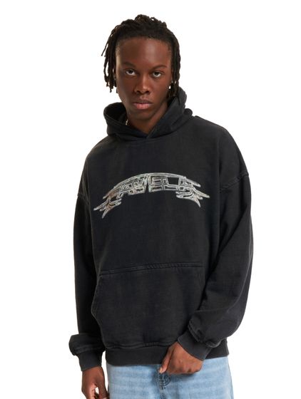 Favela Industrial Hoodies washed black