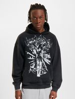 Favela Dawn Black Washed Hoodies black washed