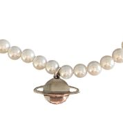 fainz Unisex Pearl Kette mit Planet Perlen 