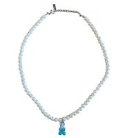 fainz Unisex Perlenkette mit Bär Wasserfall