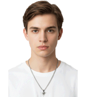 Collana unisex fainz Spike Heart - Audace e di carattere - Acciaio inossidabile