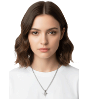 Collana unisex fainz Spike Heart - Audace e di carattere - Acciaio inossidabile