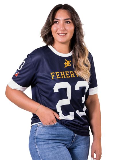 European League Of Football Fehervar Entroners Fan Jersey, Navy Blue