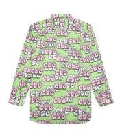 Camisa CDG para hombre FH-B033-W21, algodón, estampado G