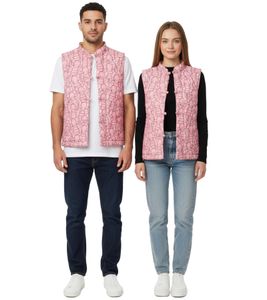 CDG Vest FH-J007-W21 Print B/F Cotton Vest Unisex Vest