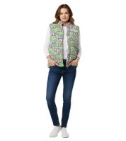 Comme des Garçons Shirt Fh-J007-W21 Print G/B Unisexweste Hochwertige Designerjacke mit künstlerischem Allover-Muster Mehrfarbig