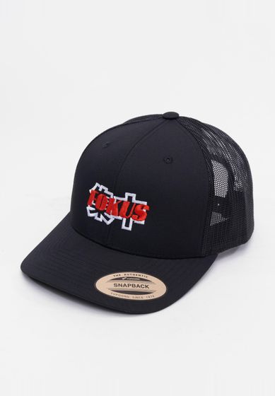 Fokus x Def Racer Snapsback Caps schwarz/rot