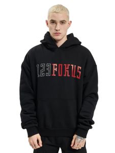 Fokus x Def College Hoody Black