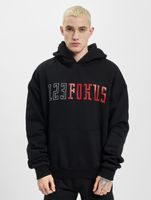 Sweat à capuche Fokus x Def College noir