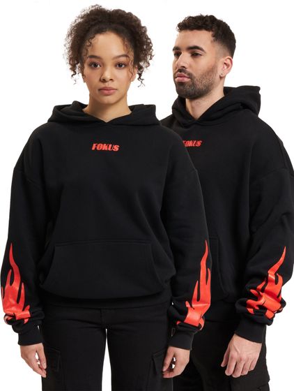 Fokus x Def Racer Hoodies black/red