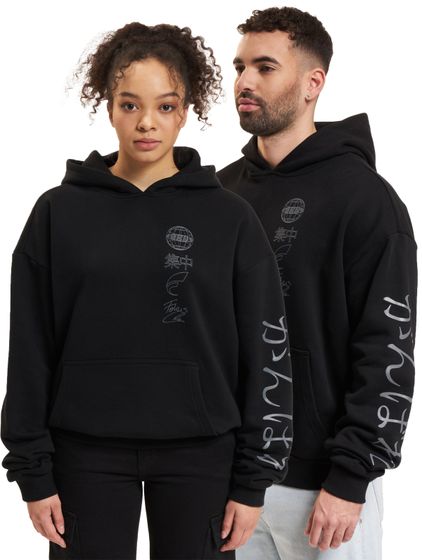 Fokus x Def World Hoodies black/grey