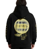 Sweats à capuche Fokus x Def World noir/jaune