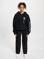 Sweats à capuche zippés Fokus x Def World noir/blanc cassé