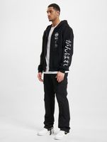 Sweats à capuche zippés Fokus x Def World noir/blanc cassé