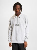 Pull polaire HUF Slate Quarter Zip gris chiné