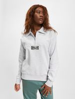Pull polaire HUF Slate Quarter Zip gris chiné