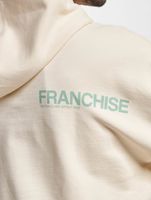 Sudadera con capucha y logo de Franchise Split color crema