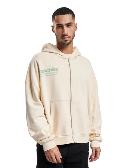 Franchise TFG Zip Hoody washed light beige