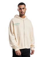 Sweat à capuche zippé Franchise TFG beige clair délavé