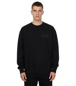 Sudadera Aries Premium Temple para hombre con estampado de logo exclusivo, negra