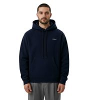 Marni Herren Kapuzenpullover mit kleiner Logo-Stickerei auf der Brust Designer-Hoody Marineblau