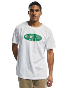 GRIND Inc Oldschool Logo T-Shirt weiß