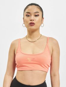 Top arancione con logo piccolo Reebok Foundation Vector