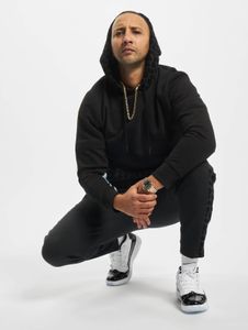 Gomorrha Du Maroc Leo Flockprint Sweatpant black