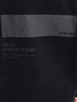 HALO Graphic Crew Neck Sweater Black