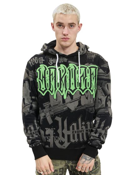 Yakuza Metal System Hoody schwarz