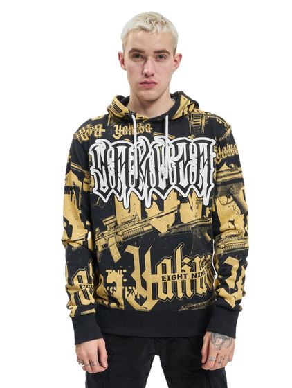Yakuza Metal System Hoody dark shadow