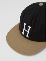 Casquettes snapback HUF Set Classic H 6 panneaux noires