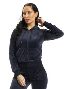Sudadera con capucha y cremallera completa de Juicy Couture con tirador y JC Nightsky