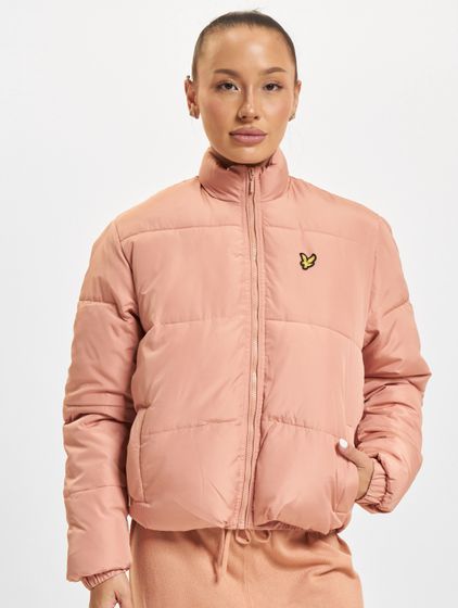 LYLE & SCOTT puffer coat in dusty peach