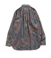 Needles Pinhole Edw Herren Shirt Baumwollshirt Blau