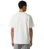 Camiseta Needles de cuello redondo para hombre en jersey de poliéster con bordado de mariposas característico en blanco