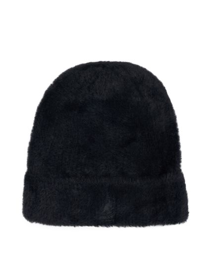 KANGOL Faux Fur Beanie Mützen schwarz