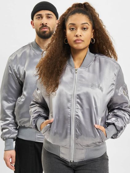 NO LOVE Old Bomber Bomber Jacket blue