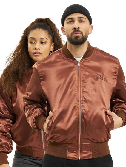 NO LOVE Old Bomber bomber jacket brown