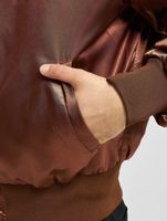 NO LOVE Old Bomber bomber marrone