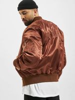 NO LOVE Old Bomber bomber marrone