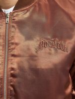 NO LOVE Old Bomber bomber marrone