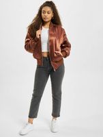 NO LOVE Old Bomber bomber marrone